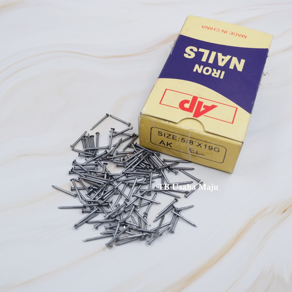 Paku Triplek Halus Jarum 5/8" Ada Kepala AP