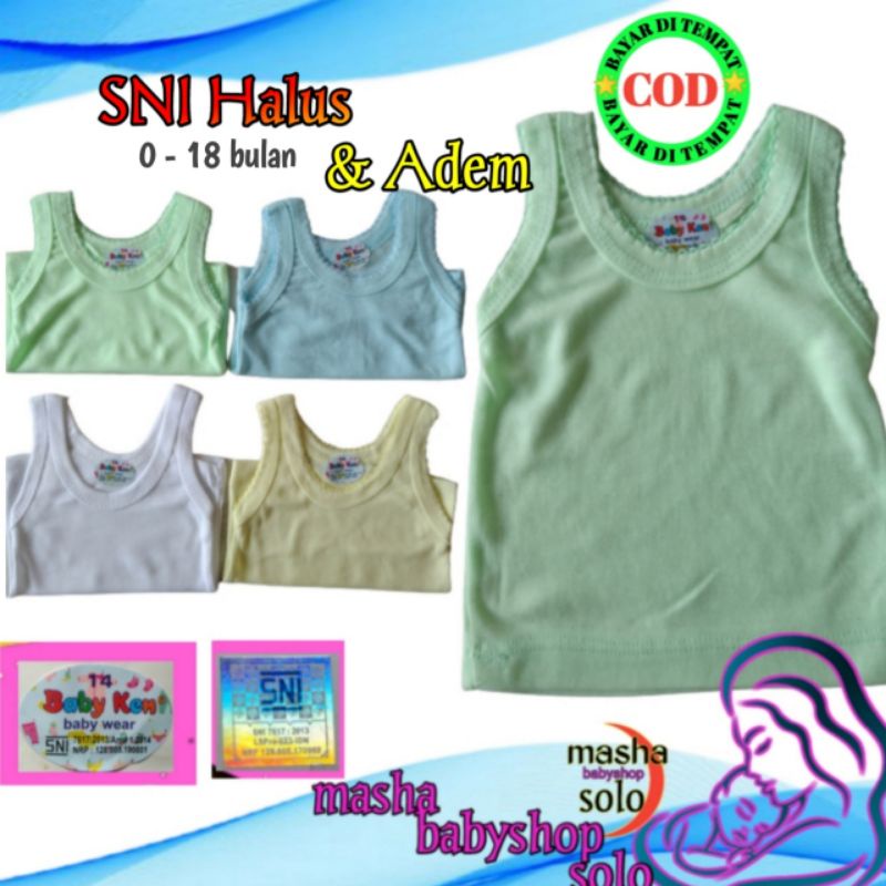 Kaos singlet bayi sni , Kaos dalam bayi halus , Singlet Baby Ken ,