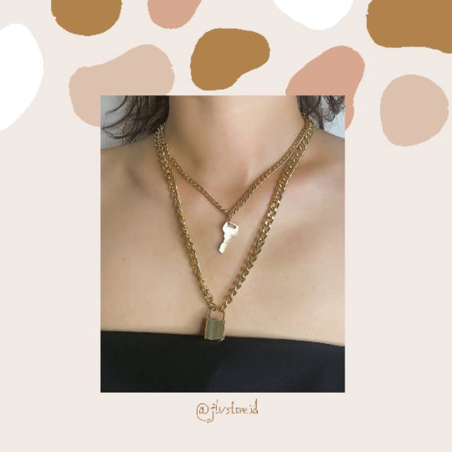 Kalung kunci dan gembok