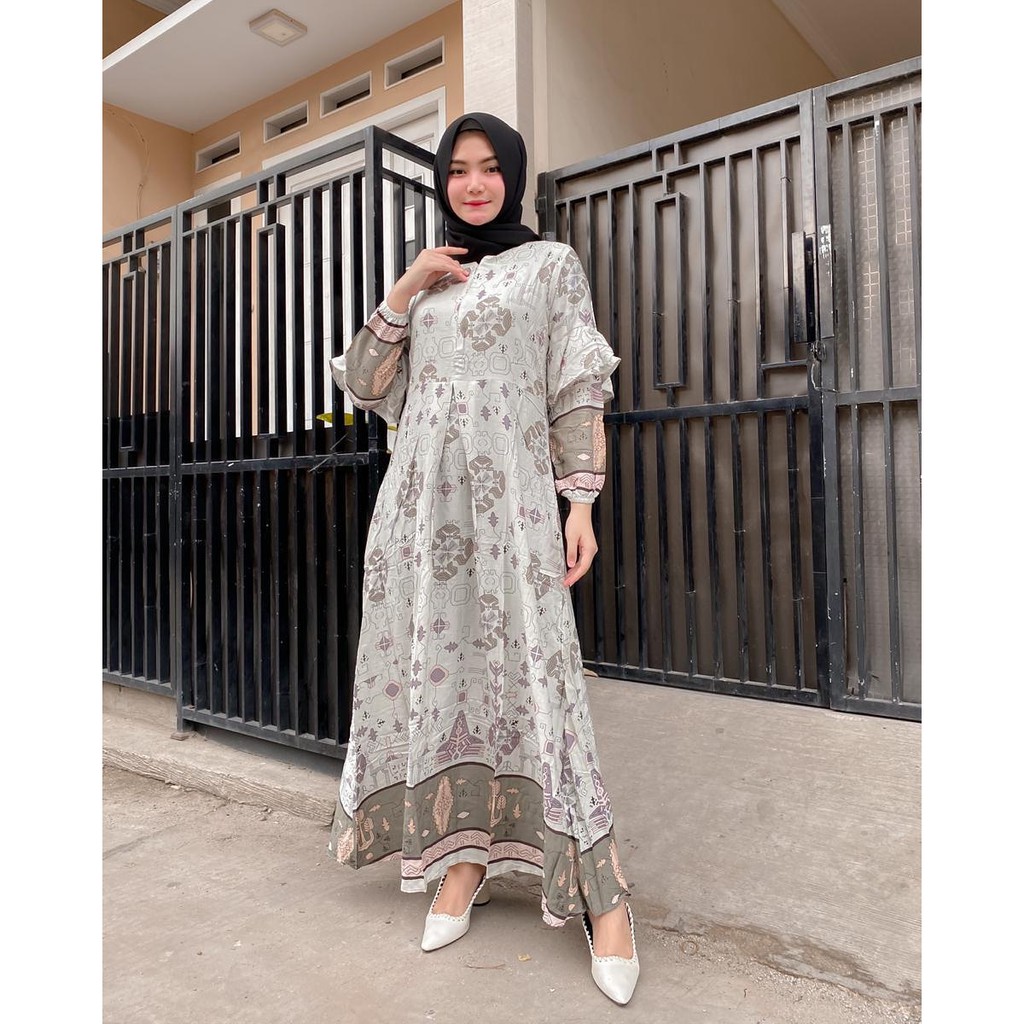 makara dress GAMIS MURAH  DRESS WANITA BAJU  MURAH  