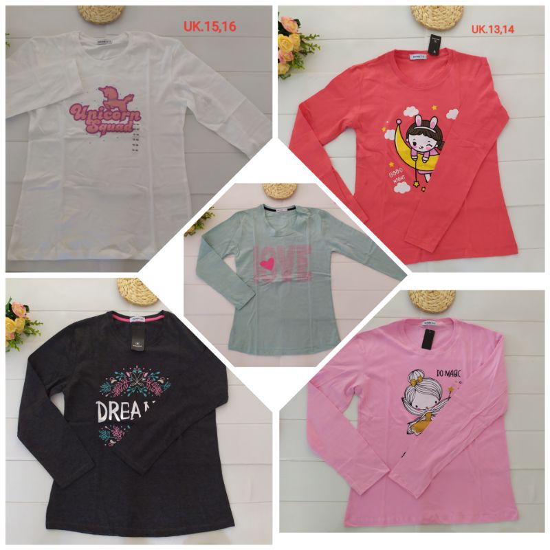 COD kaos anak perempuan Nevada baju anak branded murah kaos matahari murah