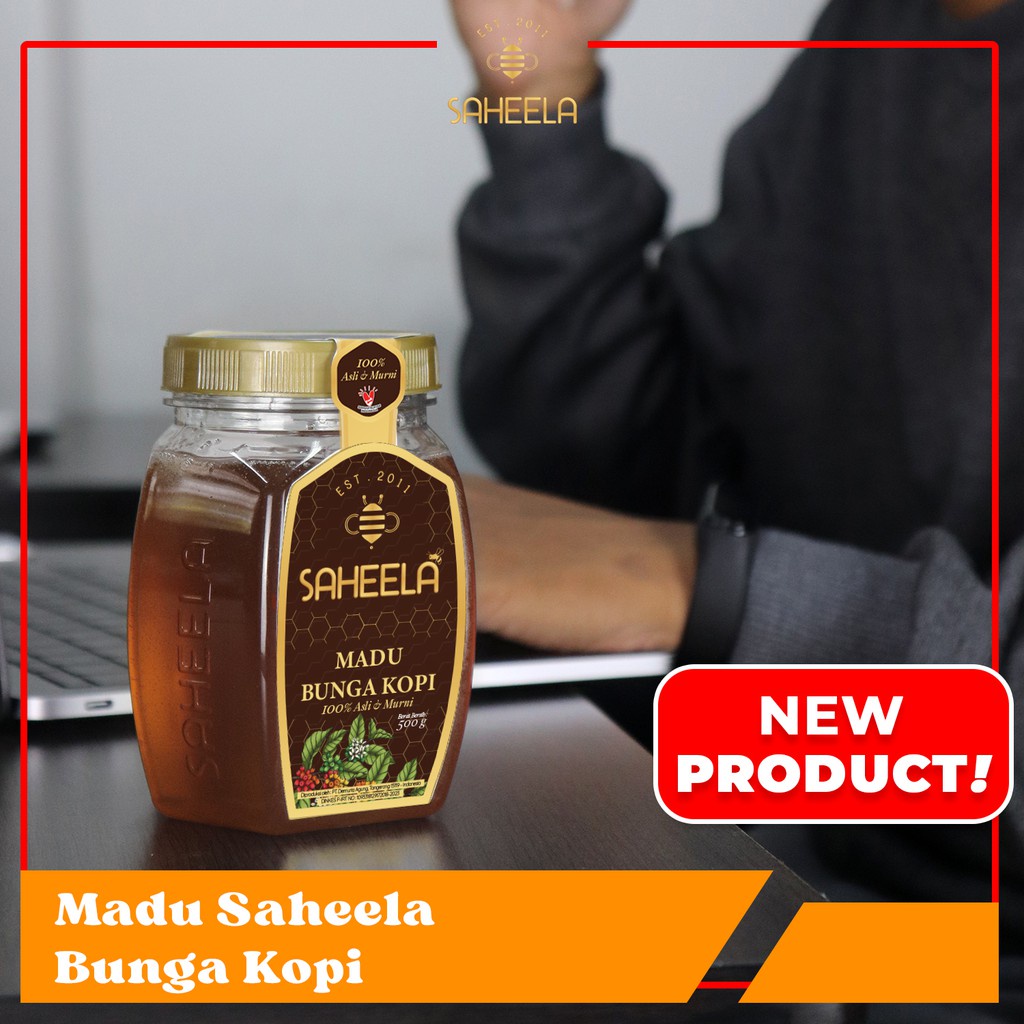 

Madu Murni Saheela Bunga Kopi 500 gram | 100% Madu Murni Asli Tanpa Campuran | Madu Nektar Bunga Kopi