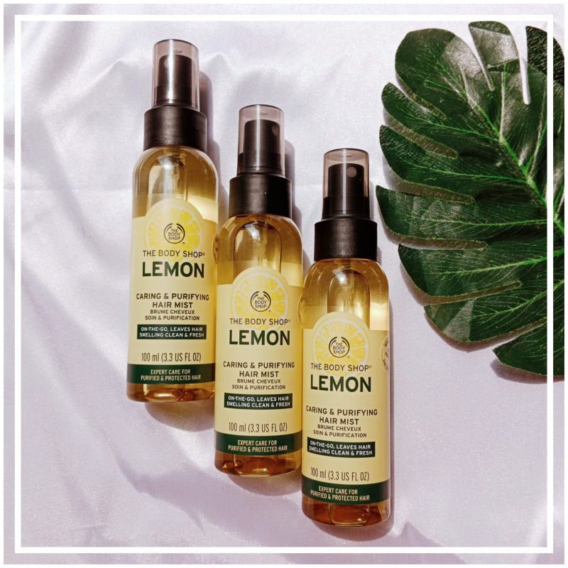 Jual THE BODY SHOP LEMON CARING & PURIFYING HAIR MIST 100 ML Shopee