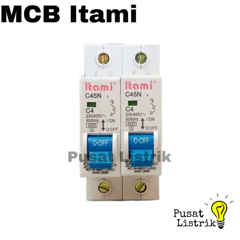 MCB 1Phase Pemutus Arus Listrik Murah Miniature Circuit Breaker (MCB) Bagus