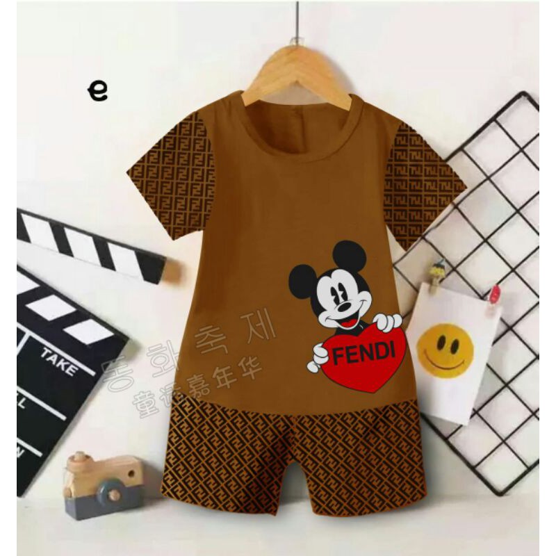 MICKEY EDITION PIYAMA MICKEY / SETELAN ANAK UNISEX