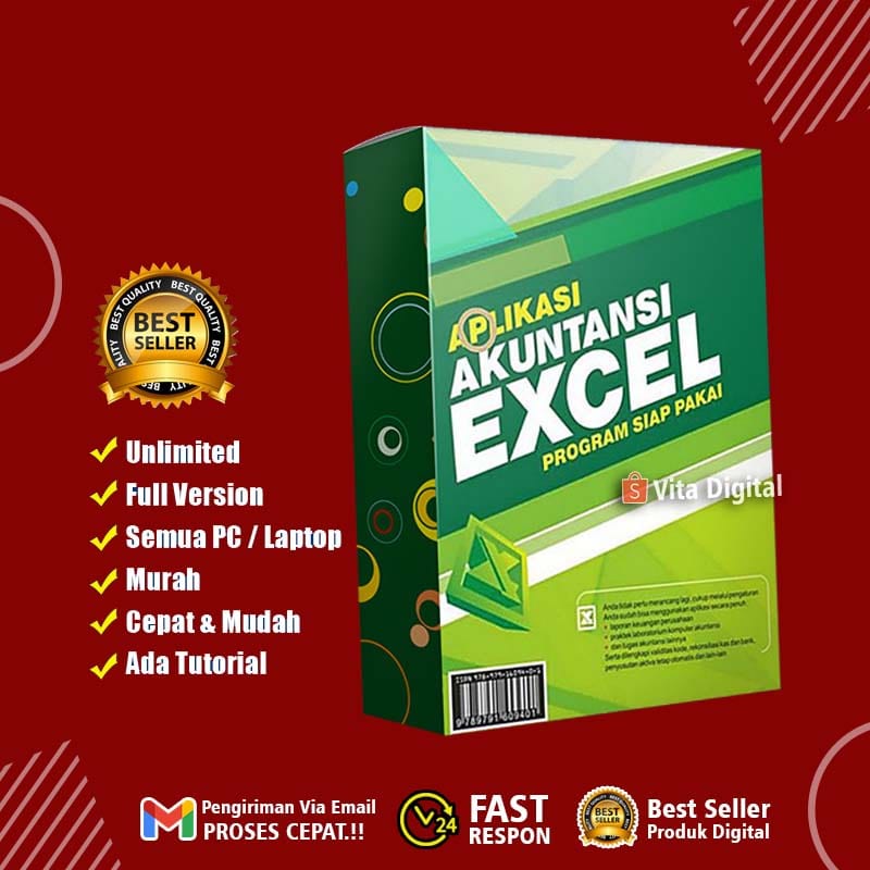 Aplikasi Excel Akuntansi Siap Pakai + Tutorial