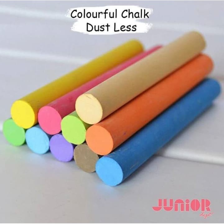 

Colourful Chalk Dustless/Kapur Anti Kapur