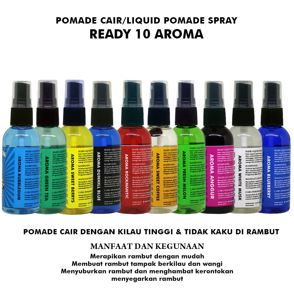 POMADE CAIR SPRAY | HAIR LIQUID POMADE | MAZKIN POMADE 60ml