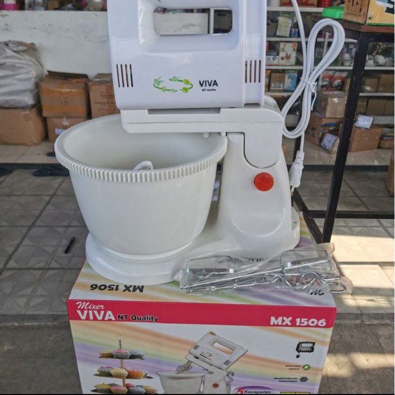 STAND MIXER NATIONAL VIVA MX 1506 ORIGINAL 120 WATT KAPASITAS 2 LITER