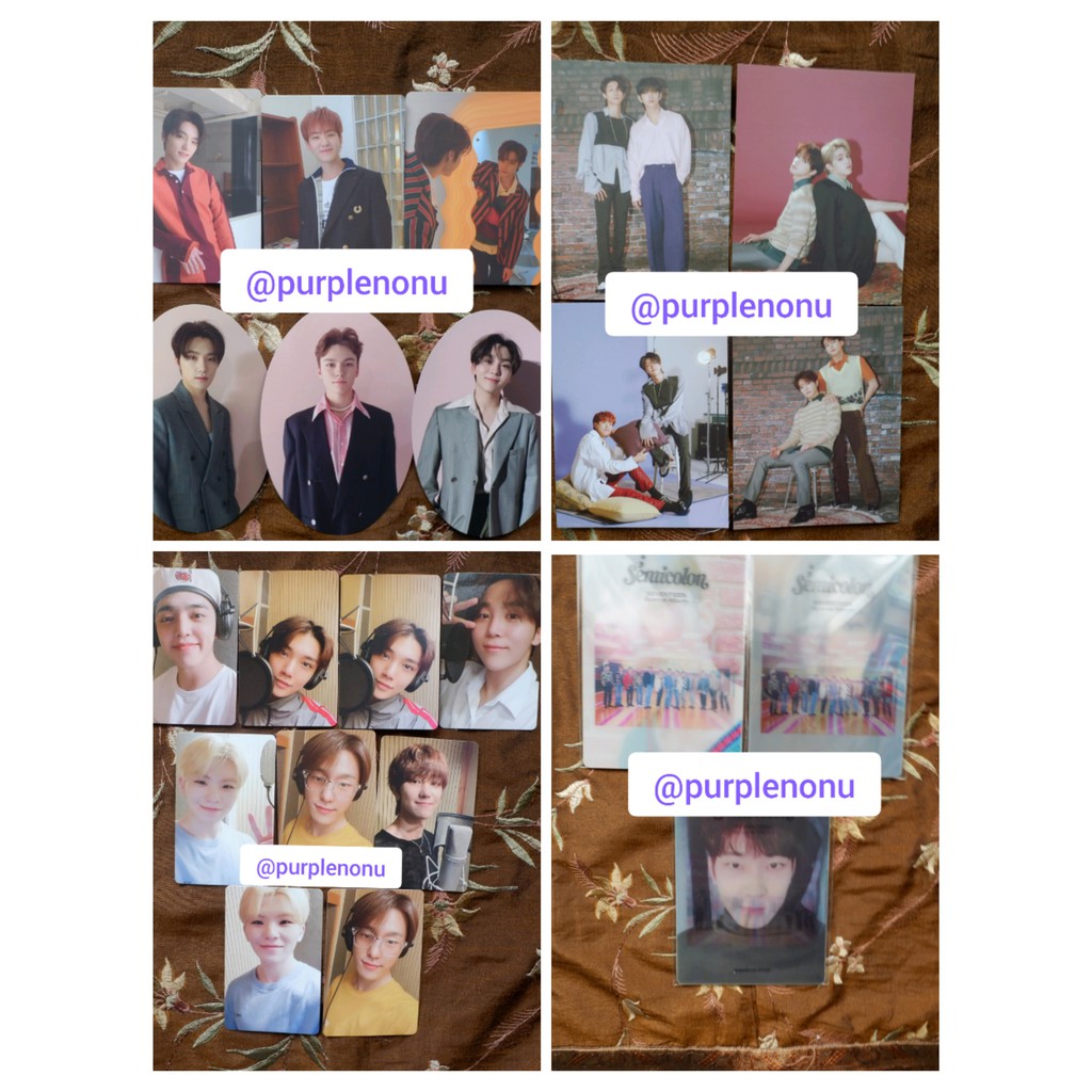 PC Album Lenticular Benefit WeverseSeventeen Semicolon Scoups Joshua Woozi Wonwoo Dino