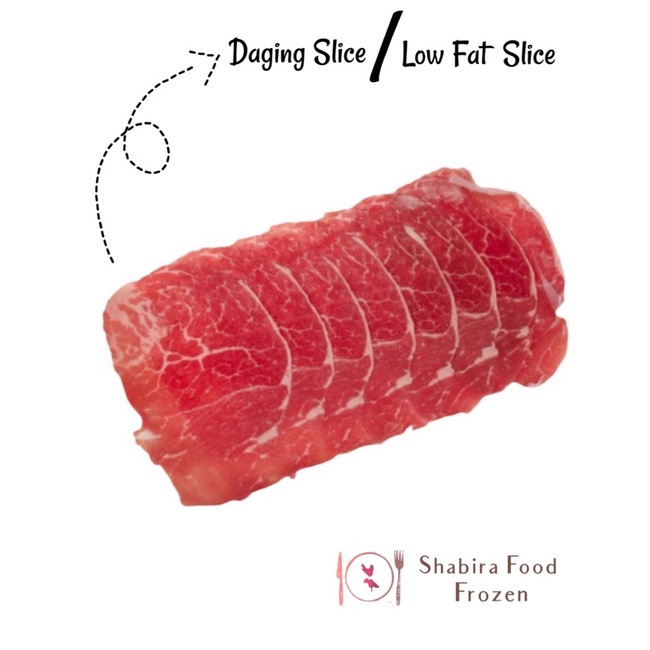 

Daging Slice / Low Fat / Beef Slice @ 500 gr