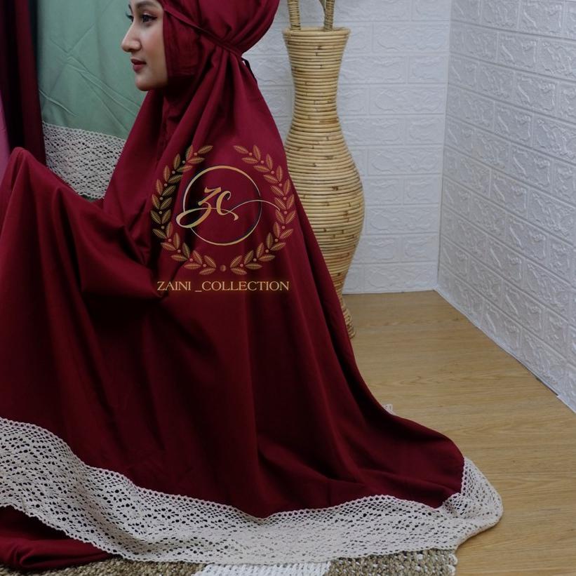 ○ Mukena Dewasa Micro katun polos Lembut Mukenah Jumbo Bahan Adem Grosir Murah / Zaini Collection ◊