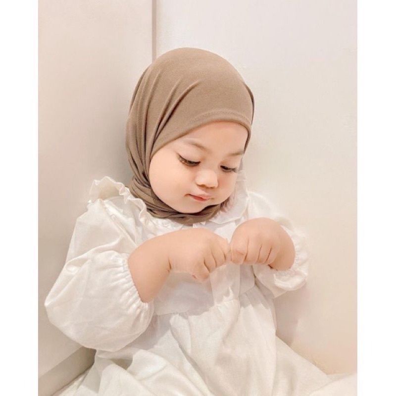 Jilbab Anak Pashmina Instan Jersey Usia 3-6 Tahun 150 x 40 CM Hijab Anak Pastan Kerudung Anak Perempuan