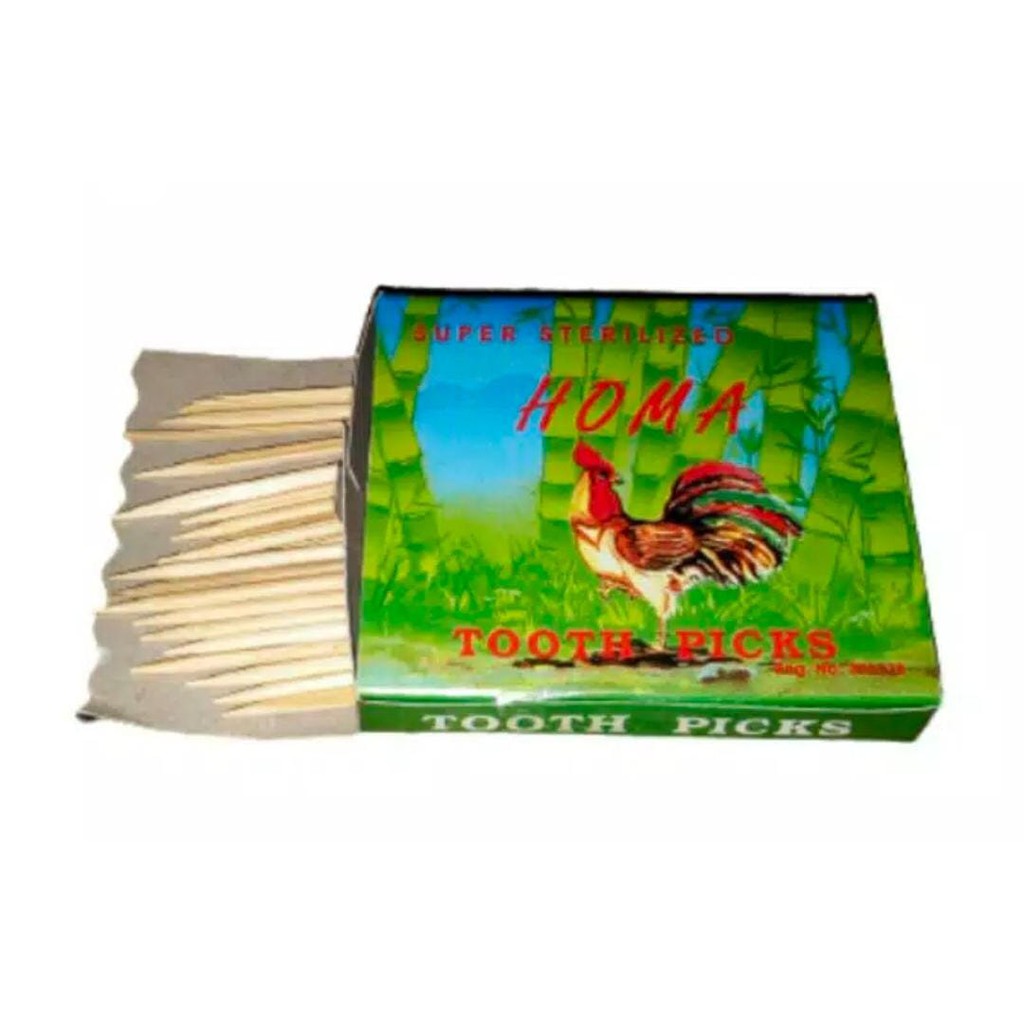 Vinztstore -  Tusuk Gigi Kayu Homa Tusuk Gigi Perkotak Bambu Sterilized Tooth Picks Praktis murah