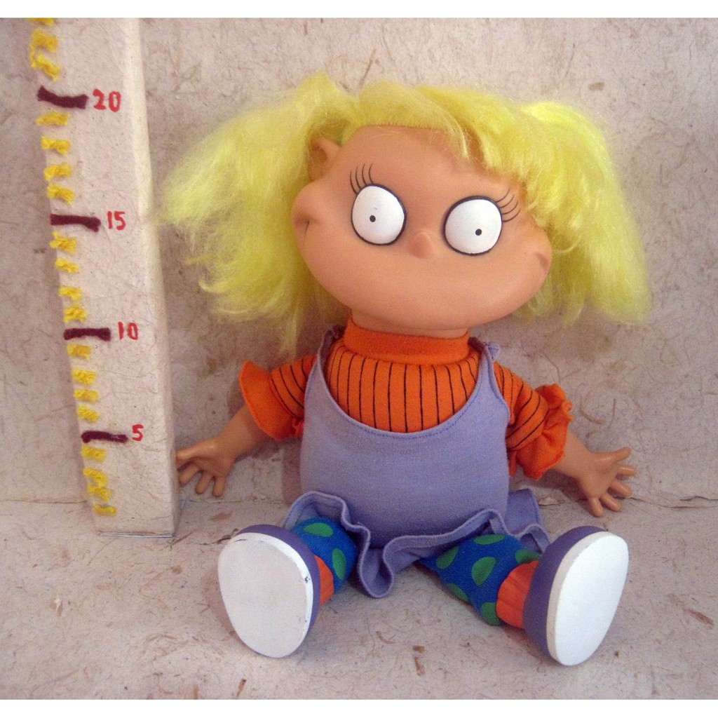 Boneka Angelica Pickles Rugrats Original Nickelodeon Boneka Rugrats Vinyl Plush Doll
