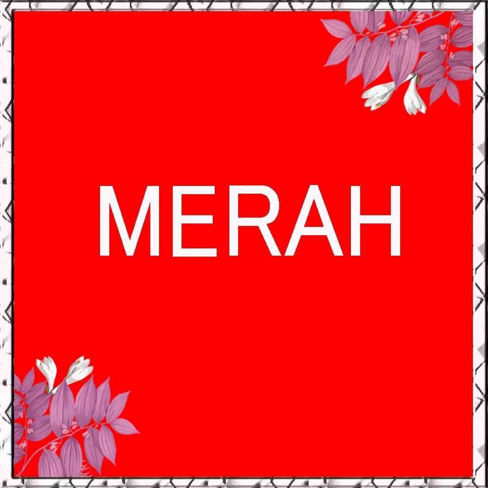 Hijab Segiempat Bella Pom Pom Warna Terlengkap / Kerudung Segiempat Pom-pom warna telengkap / Jilbab Segiempat Pompom warna telengkap / Jilbab Hijab Kerudung Segiempat Terbaru Trend Produk Terbaik Warna Terlengkap-Merah