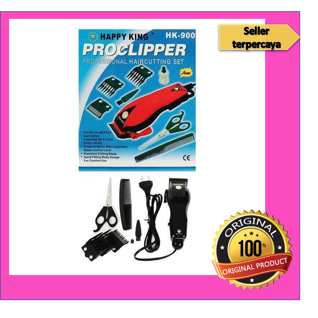 Mesin / Alat cukur dan Potong Rambut Happy King