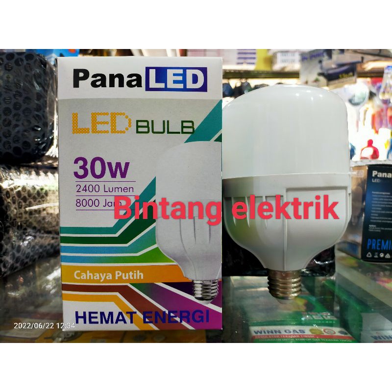 lampu murah LED  panaLED 30wat cahaya putih