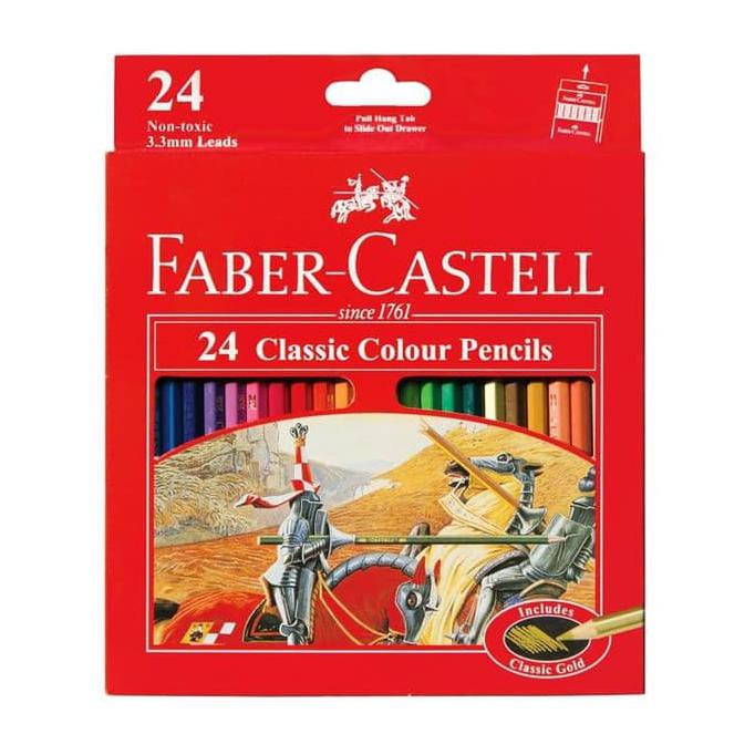 

Sale!! Pensil Warna Faber Castell Classic 24 Warna Terbaru