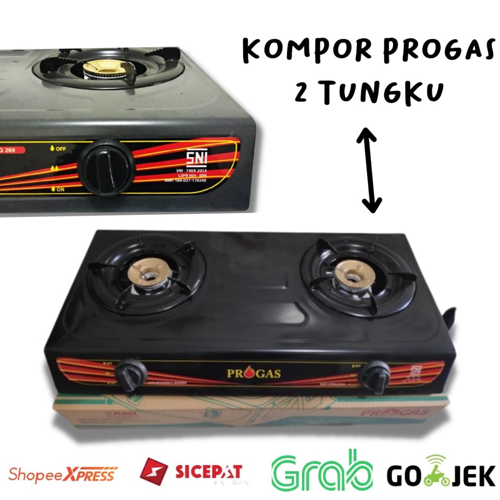 Kompor Progas 2 Tungku