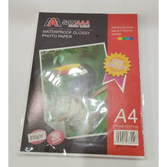 

Glossy Paper Sana A4 230 gsm