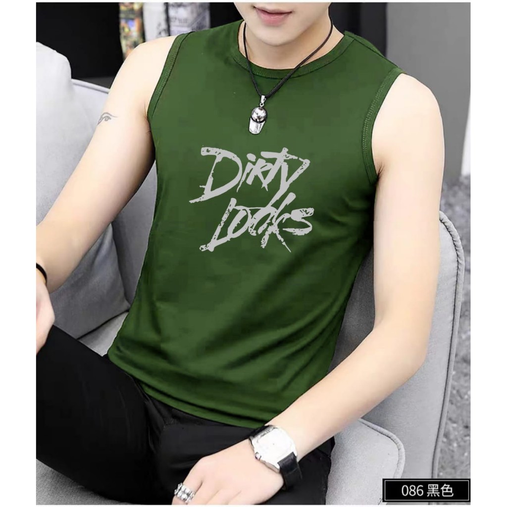 DS - SINGLET DIRTY LOOKS /singlet terbaru / kaos dalam