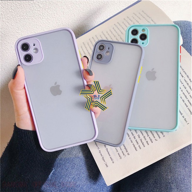 Case Hybrid Macaron iPhone 6/6S, 6 Plus, 7/7 Plus, 8/8 Plus