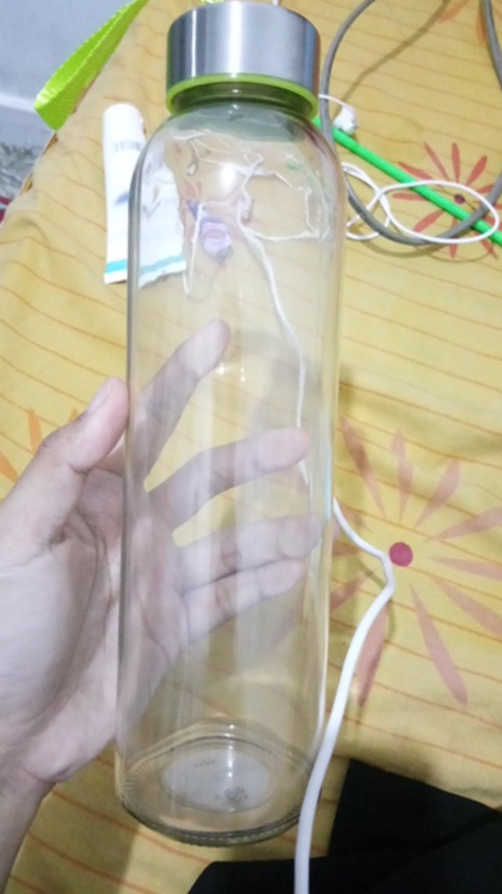 Botol Minum Kaca / Ukuran 500ml / Round Bottle / Besar