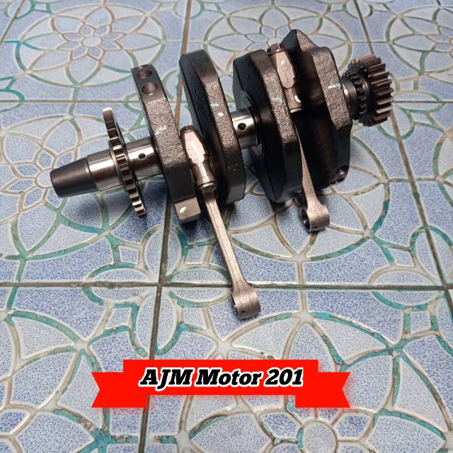 Kruk As - setang seher bandul piston kawasaki Ninja 250 karbu old - ninja 250 carbu lama ori cabutan