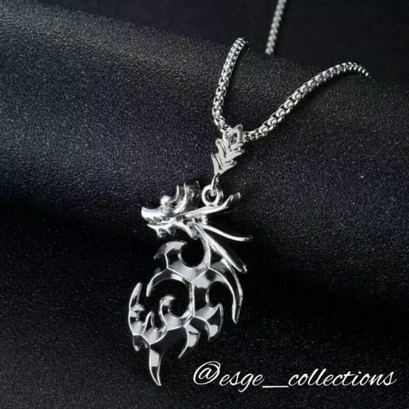 ESGE KALUNG CROSS KALUNG SALIB TITANIUM STEEL KALUNG KOREA SALIB HIP HOP KALUNG IMPORT ANTI KARAT