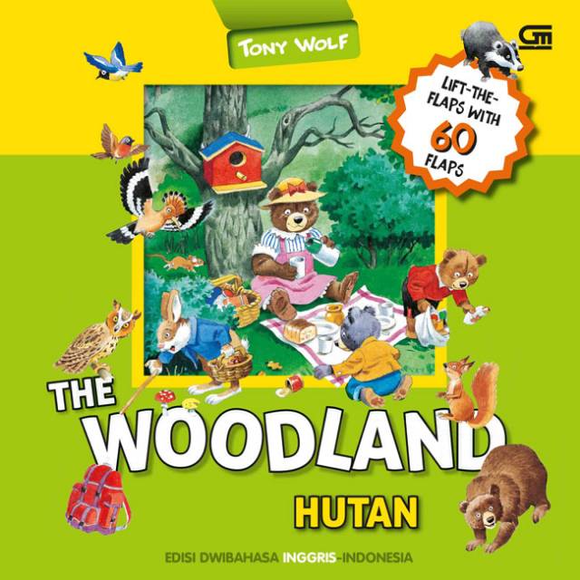 The Woodland (Hutan) : Boardbook - Edisi Dwibahasa Inggris-indonesia