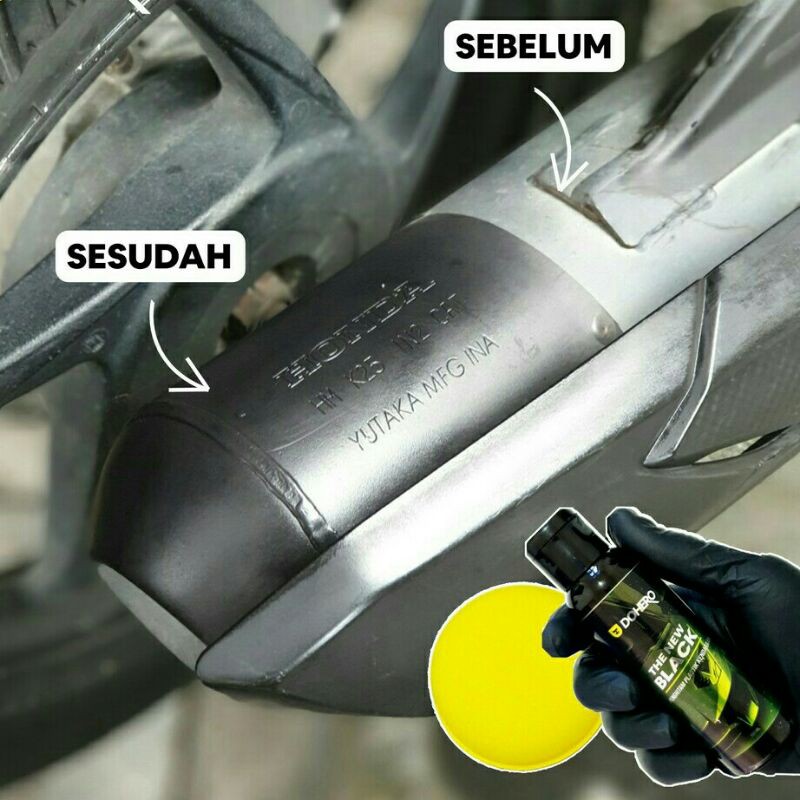 Penghitam Body Motor &amp; Dasboard Mobil Permanen Premium bergaransi ™