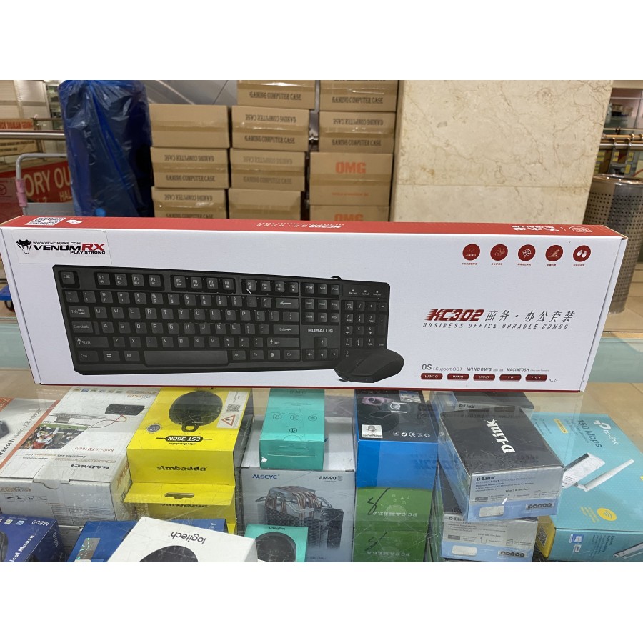 Keyboard Mouse VenomRX KC302 Kabel