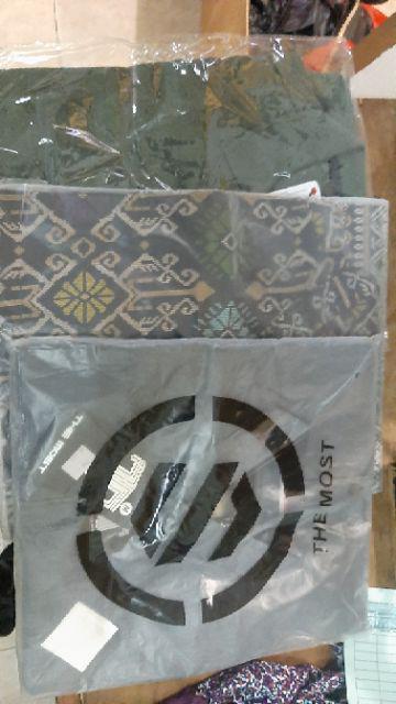 Freypv 7096 Short Batik Black Blue Green M-xl Kemeja Batik