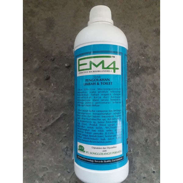 EM4 pengolah limbah dan toilet