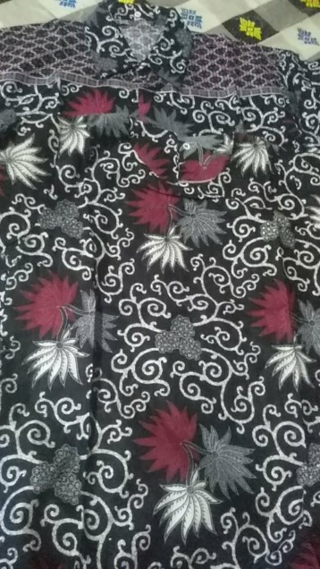 Maura Couple - Sania Ruffle Batik Couple Ori Ndoro Jowi Garansi Termurah - Modern Batik Alika Brown