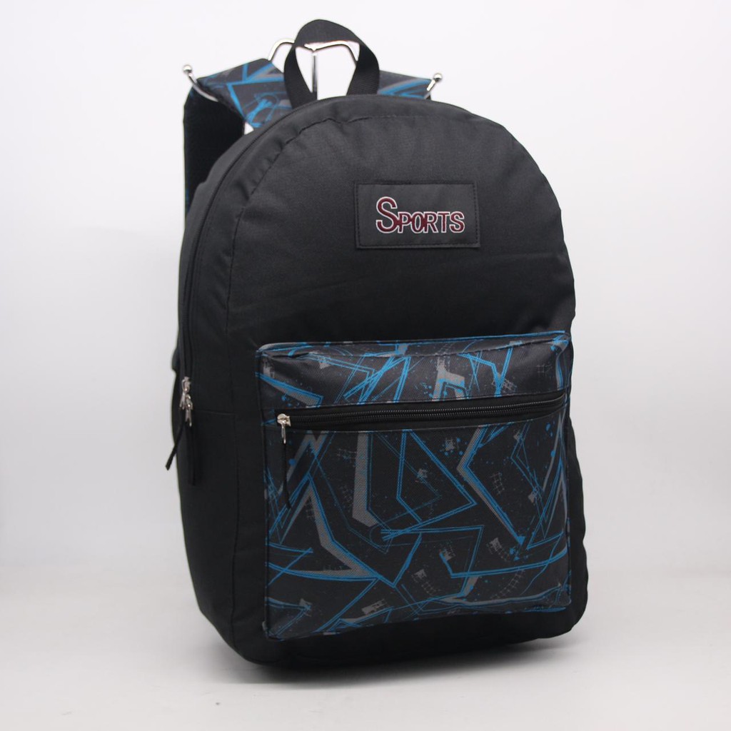 BIG SALE!!! Tas Ransel Motif / kode 201020-B / 3 Variasi Warna / Tas Ransel Sekolah-Kuliah-Kerja