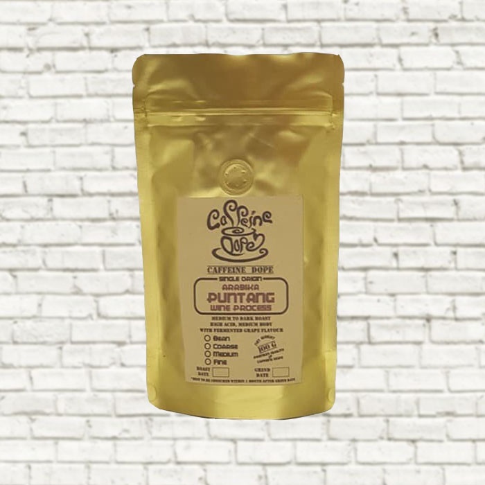 

Kopi Arabika Puntang WINE Process 100 Gram - Bean/Biji & Ground/Bubuk