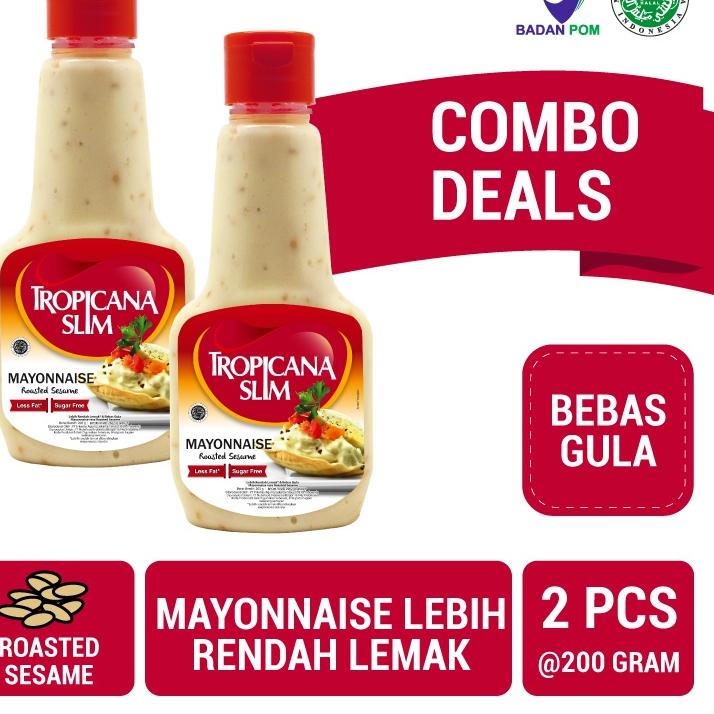 

Hot Sale - Twin Pack - Tropicana Slim Mayonnaise 200 g - Bantu Dukung Hidup Sehat