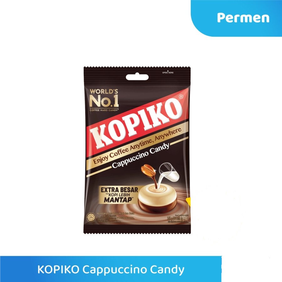 PERMEN KOPIKO CAPPUCCINO CANDY POUCH ISI 50 PCS