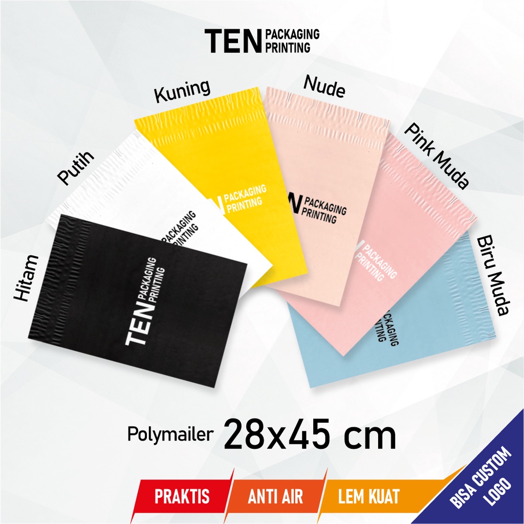 

Polymailer 28x45cm + Custom Sablon (Harga per pcs)