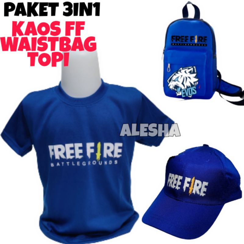 Kaos Freefire Anak Evos Baju FF Evos Anak Baju anak Termurah