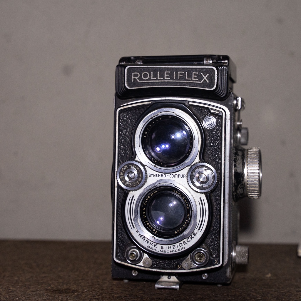 ROLLEIFLEX MEDIUM FORMAT TLR LIKE NEW  KAMERA FILM KAMERA ANALOG