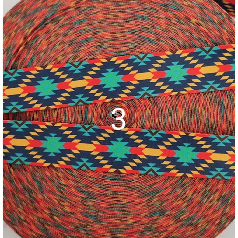 1 Rol Webbing 3.8 cm Motif