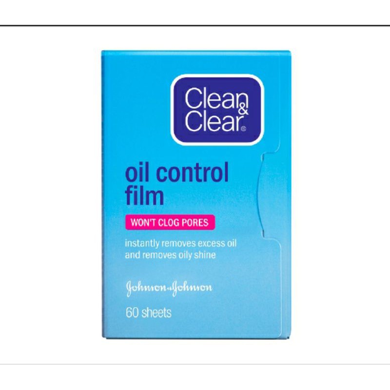 Clean &amp; Clear Oil Control Film Face Paper Kertas Minyak Wajah