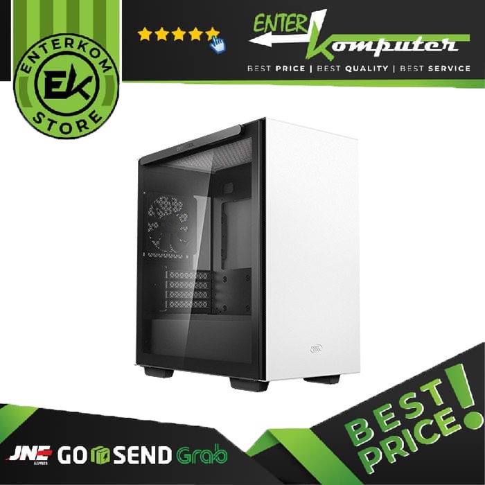 Casing Deepcool Macube 110 White - Tempered Glass