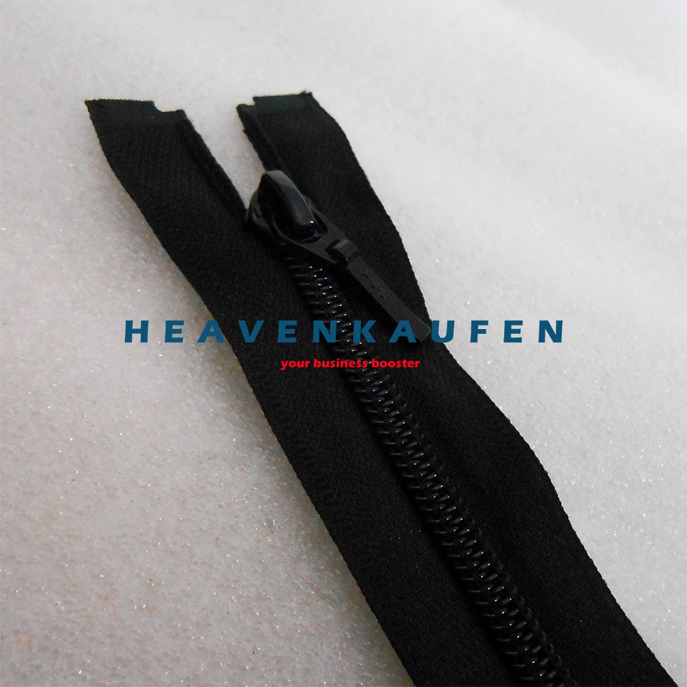 Resleting Zipper Jaket YEE 80 cm / 32 inch Warna Hitam Coil Murah