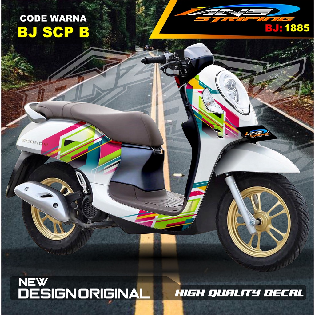 STIKER FULL BODY SCOOPY / STICKER ALL NEW SCOOPY / STIKER FULL BODY SCOOPY TERMURAH / STIKER MOTOR SCOOPY / STIKER MOTOR