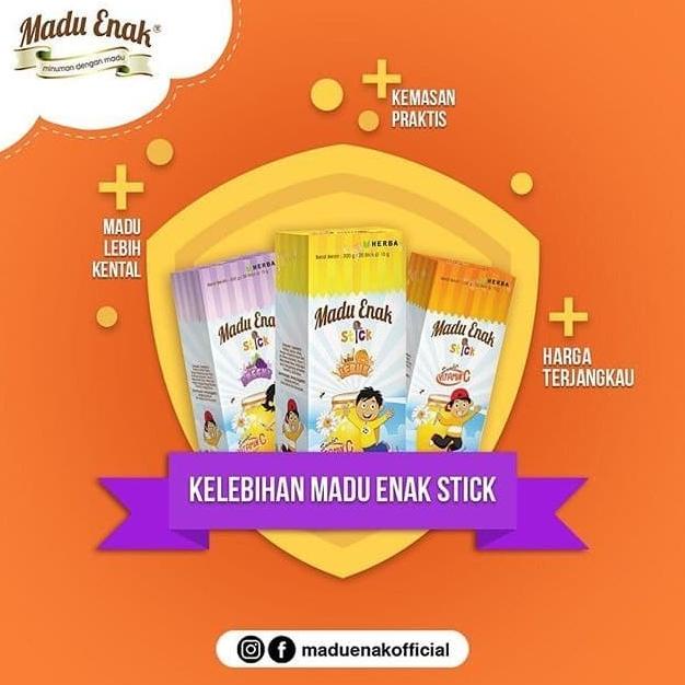 

Madu Stick Madu Enak All Varian Isi 20 sachet