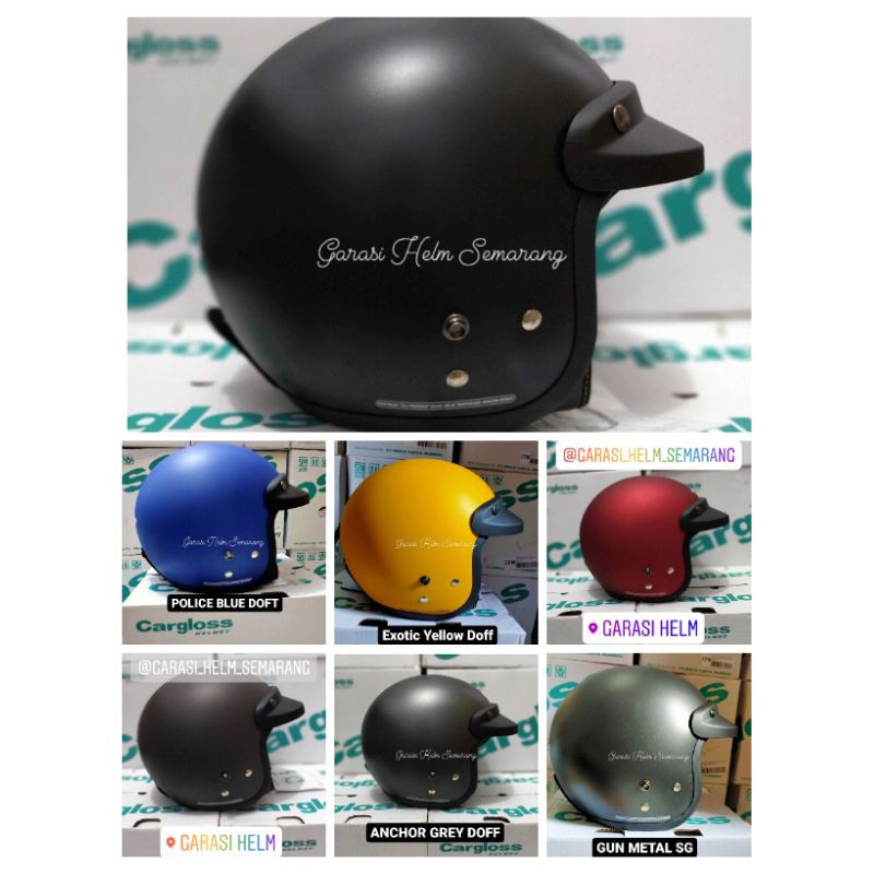 HELM CARGLOSS ORIGINAL VISOR CARGLOSS MERK INJAK DIJUAL TERPISAH FLAT INJAK